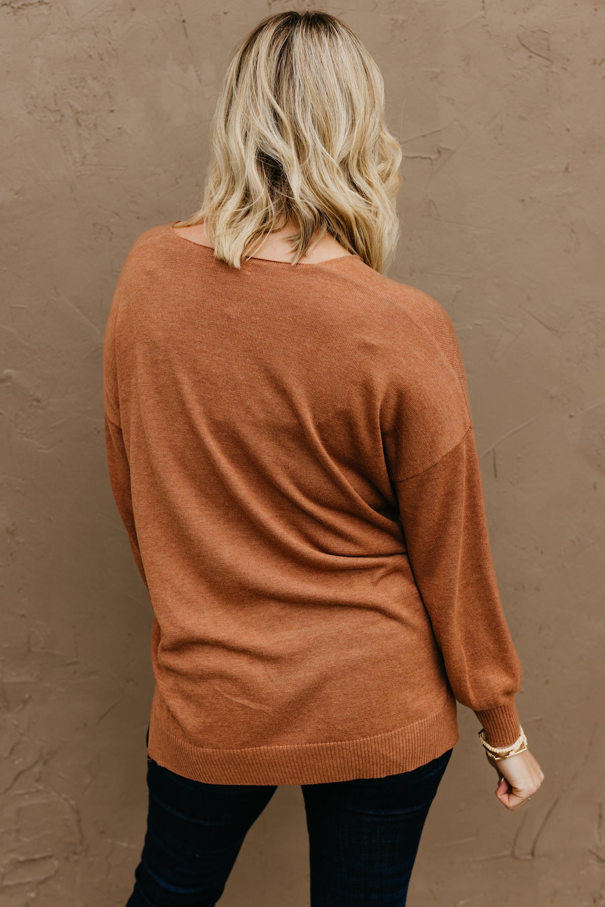 The Lyra Seam Front Sweater  - FINAL SALE