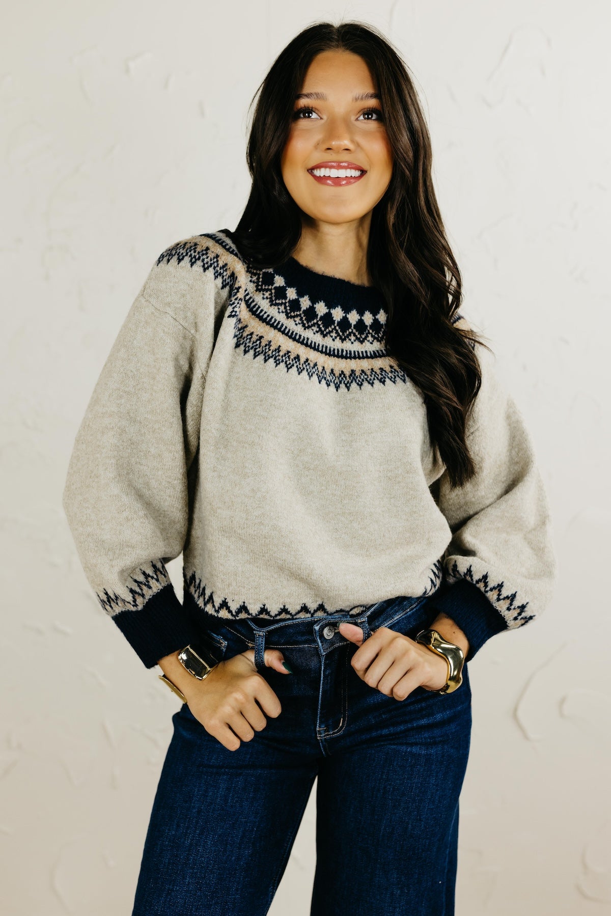 The Alias Nordic Pattern Sweater