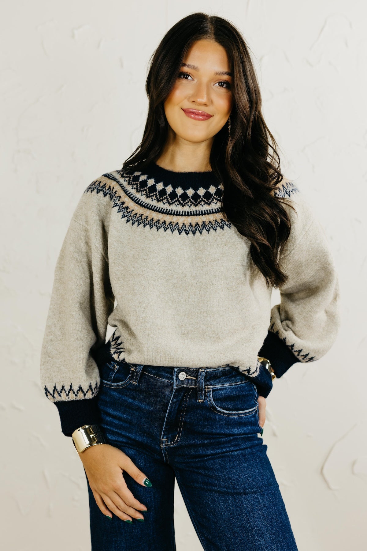 The Alias Nordic Pattern Sweater