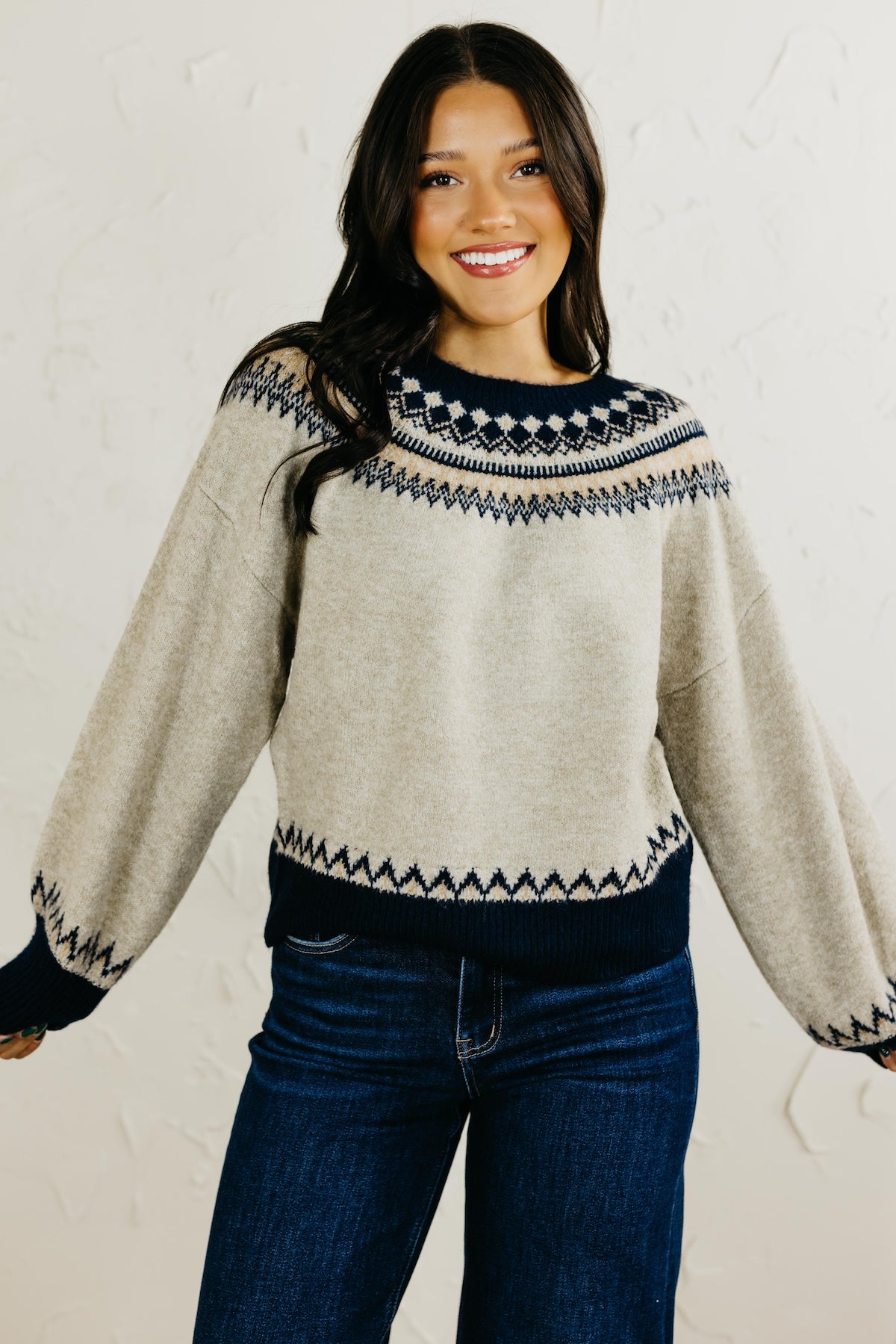 The Alias Nordic Pattern Sweater