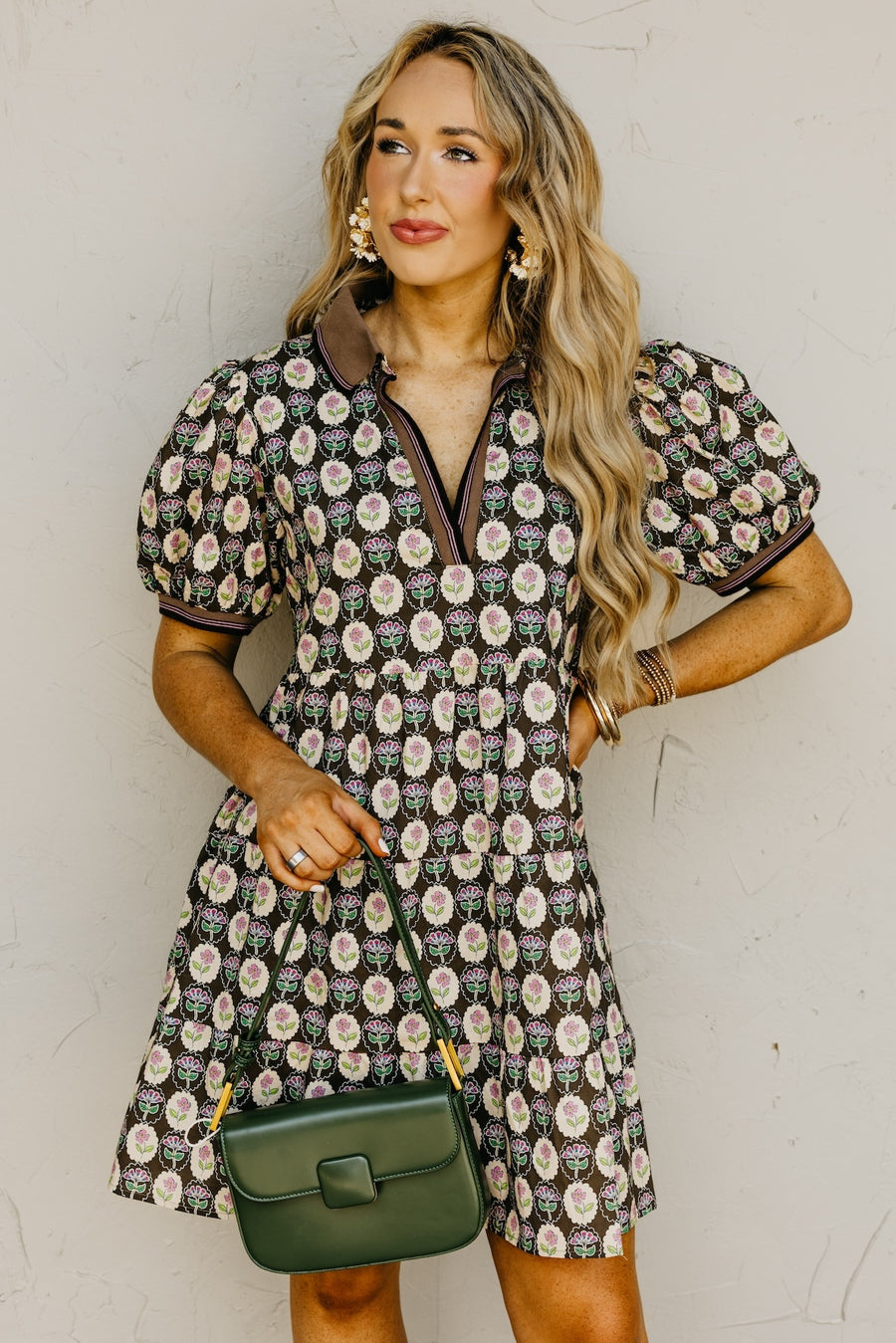 The Jakob Woven Tiered Mini Dress