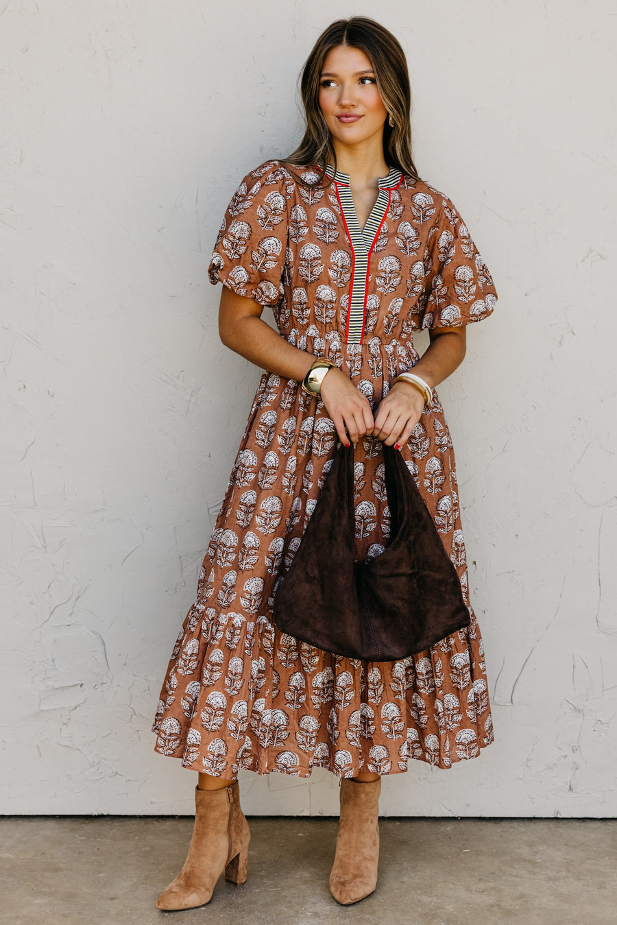 The Winnie Floral Midi Dress