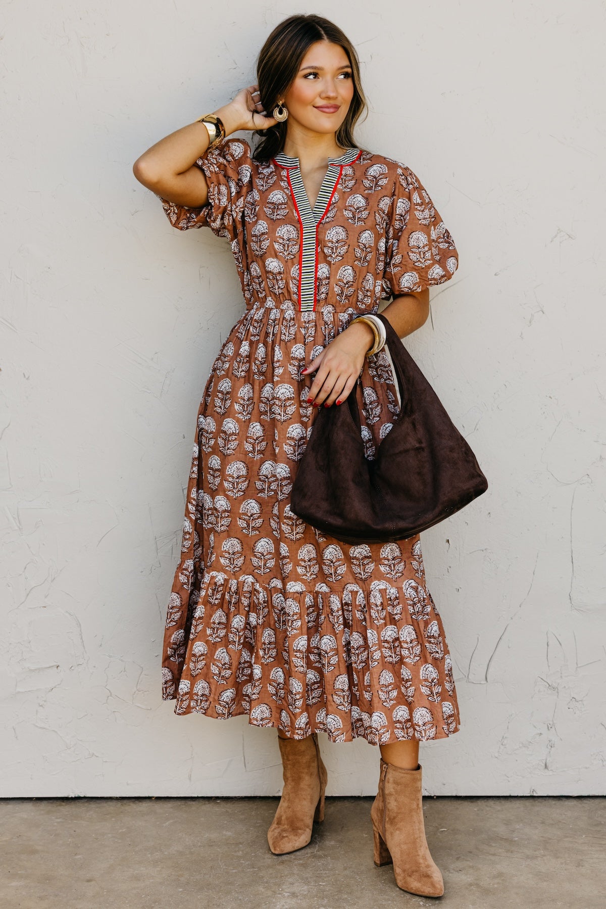 The Winnie Floral Midi Dress