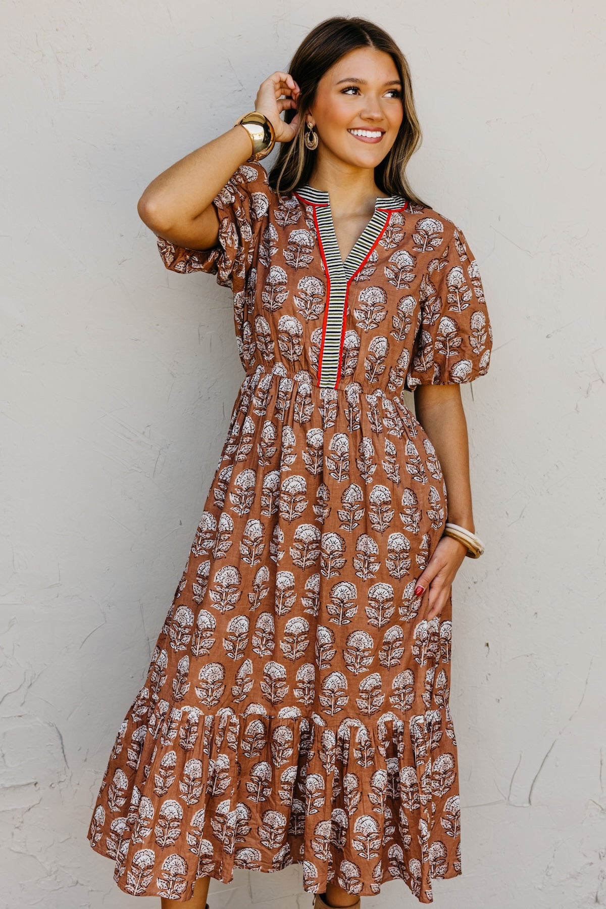 The Winnie Floral Midi Dress