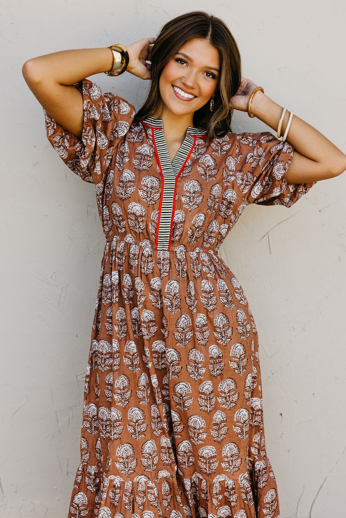 The Winnie Floral Midi Dress