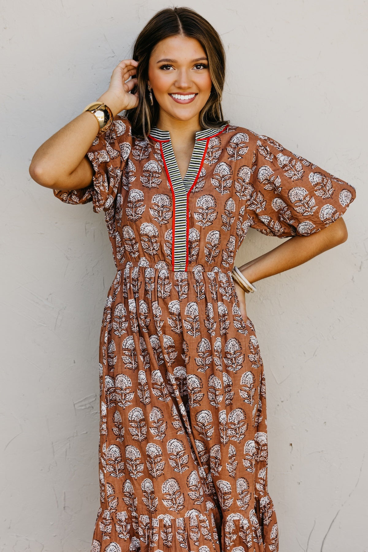 The Winnie Floral Midi Dress