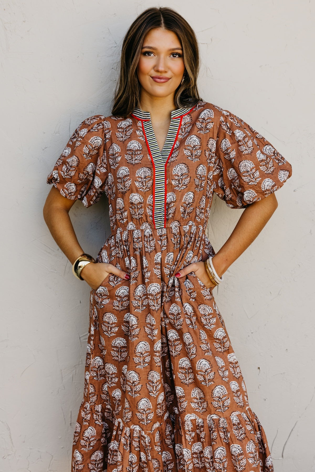 The Winnie Floral Midi Dress