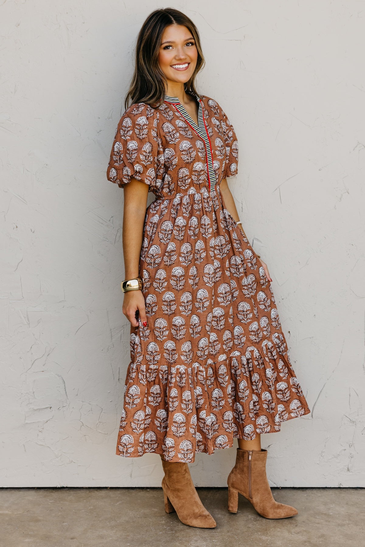 The Winnie Floral Midi Dress