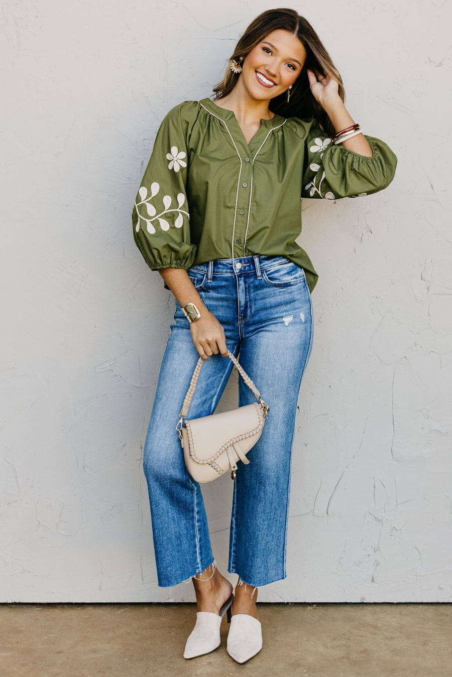 The Redford Embroidered Top