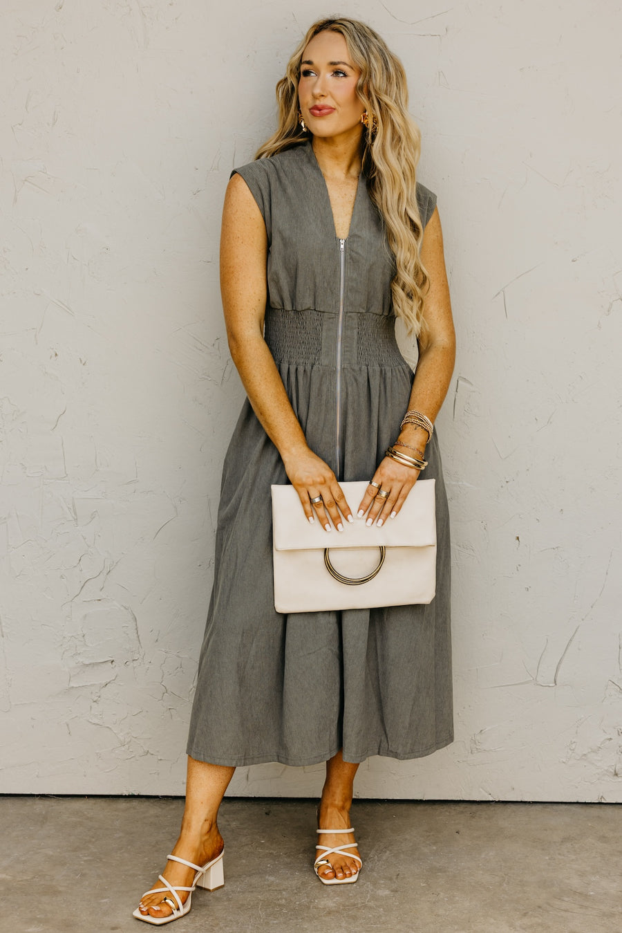 The Gary Corduroy Midi Dress