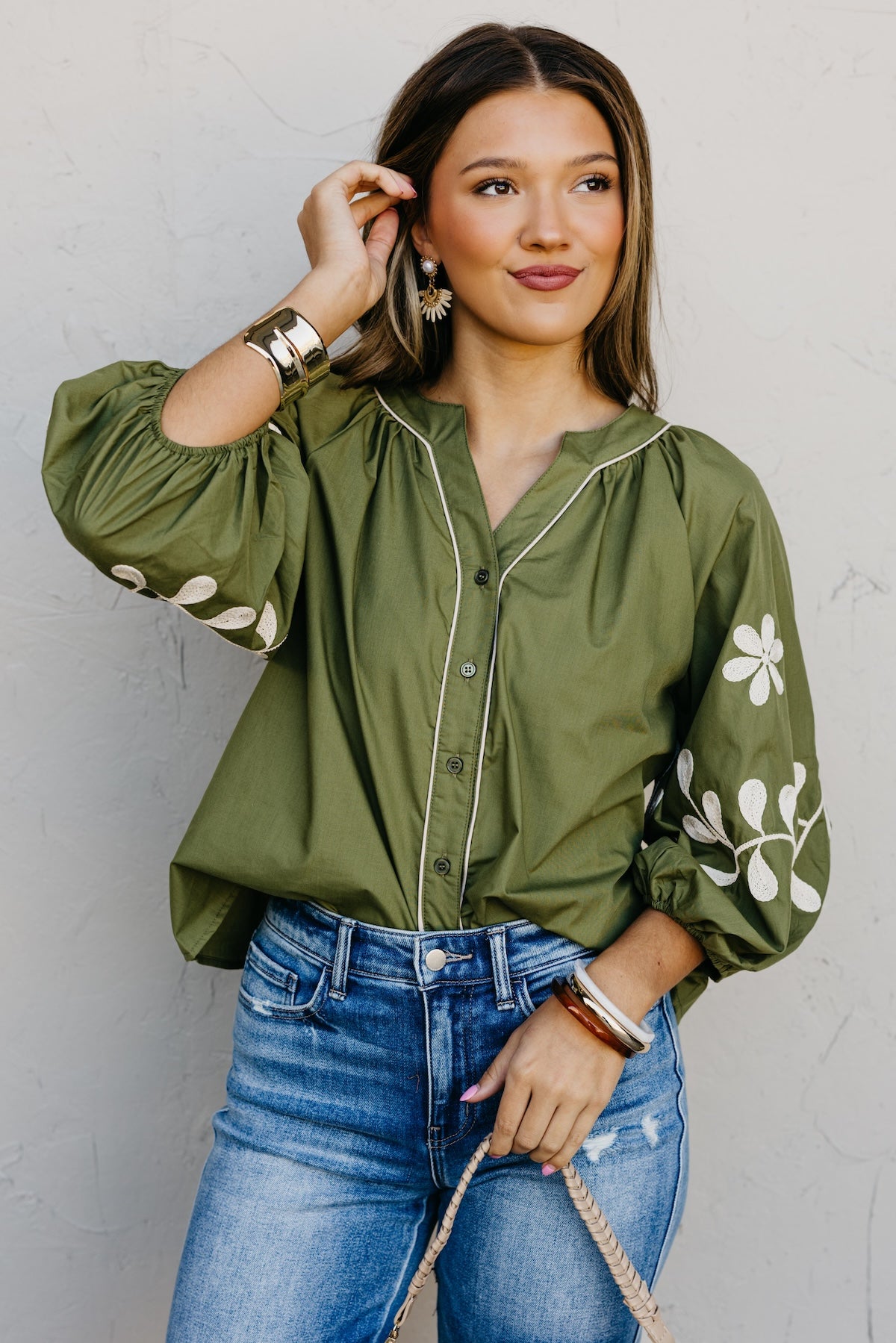 The Redford Embroidered Top