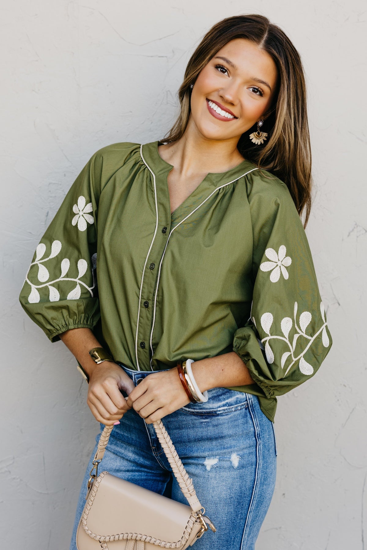 The Redford Embroidered Top