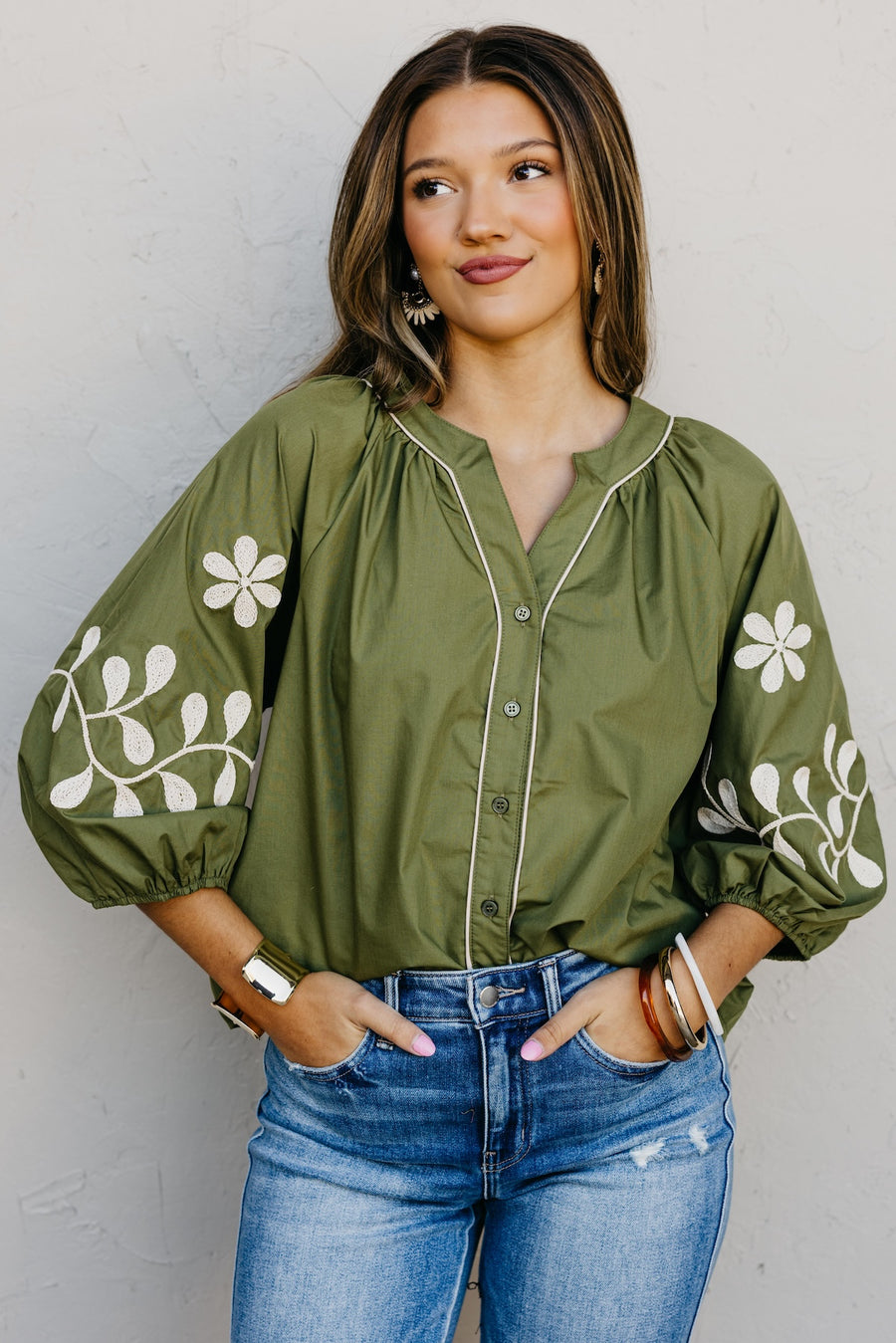 The Redford Embroidered Top
