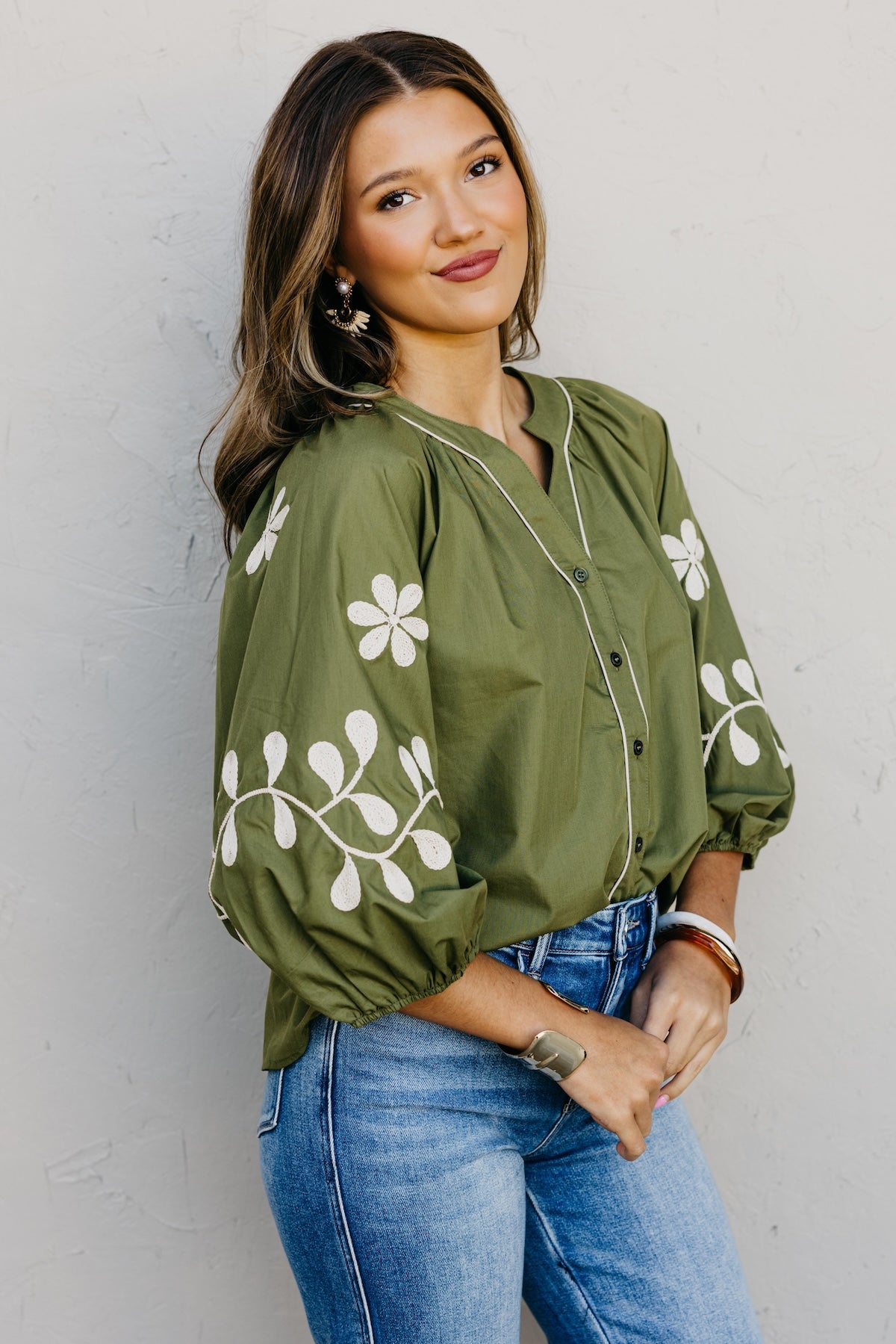 The Redford Embroidered Top