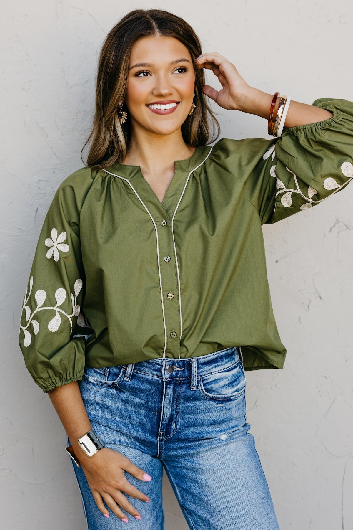 The Redford Embroidered Top