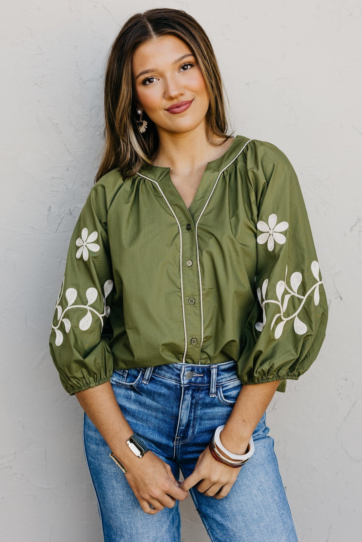 The Redford Embroidered Top