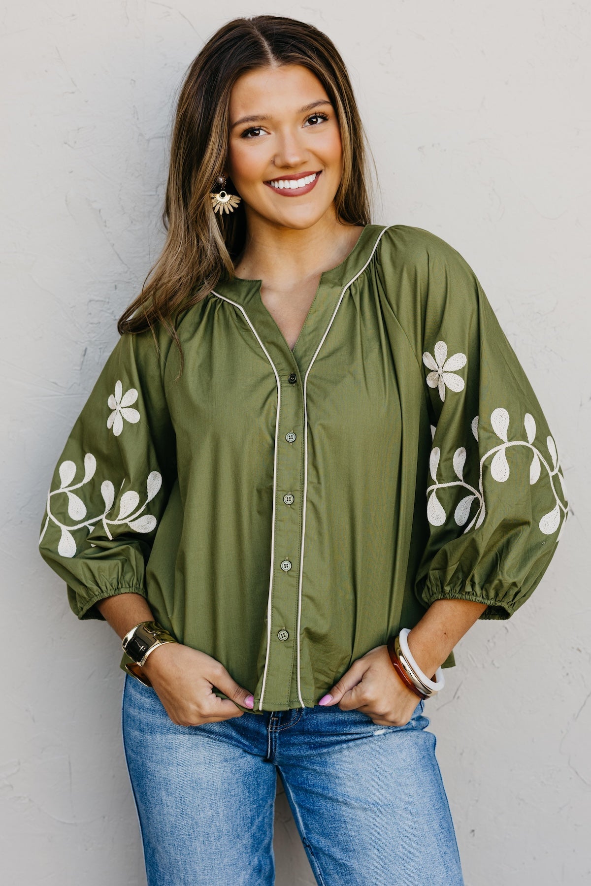 The Redford Embroidered Top