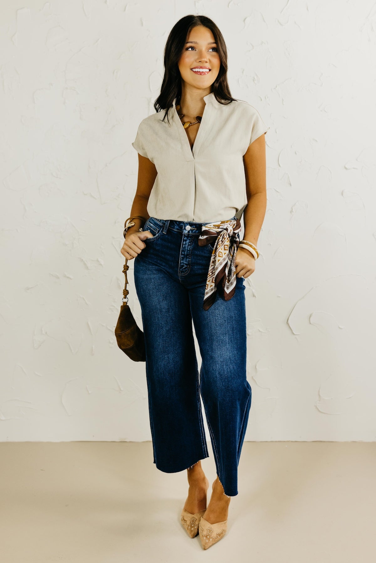 The Mandi Drop Shoulder Blouse