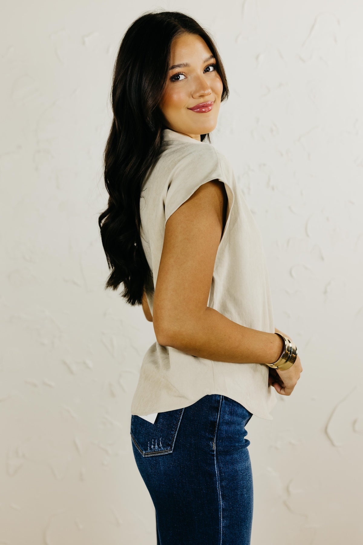 The Mandi Drop Shoulder Blouse