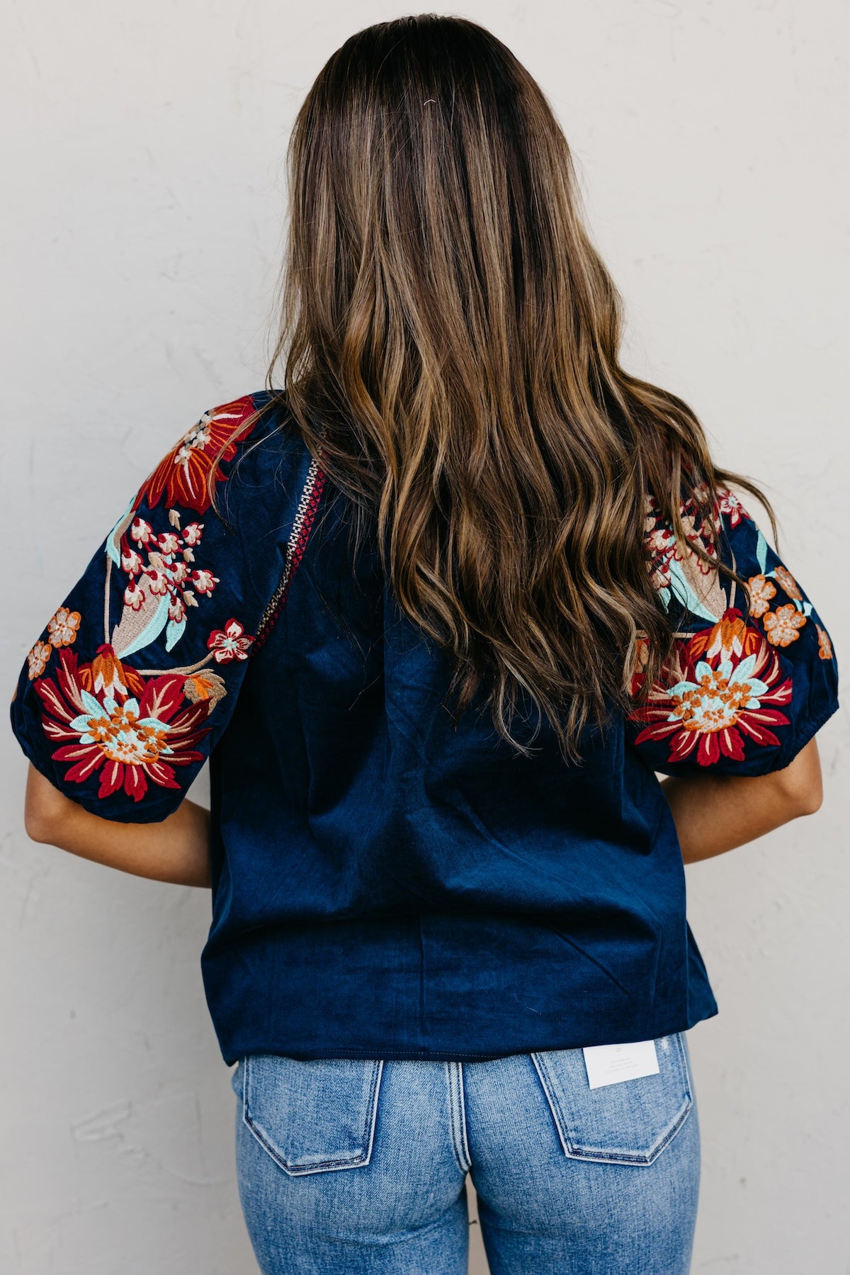 The Ellen Floral Embroidered Top