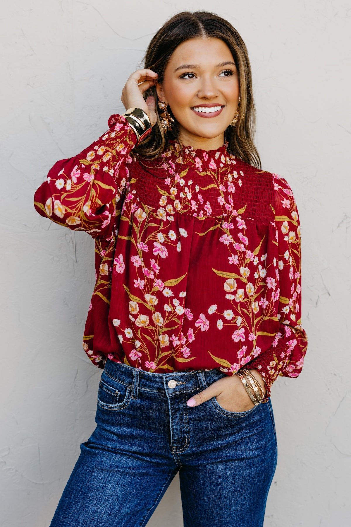 The Ginnie Floral Blouse