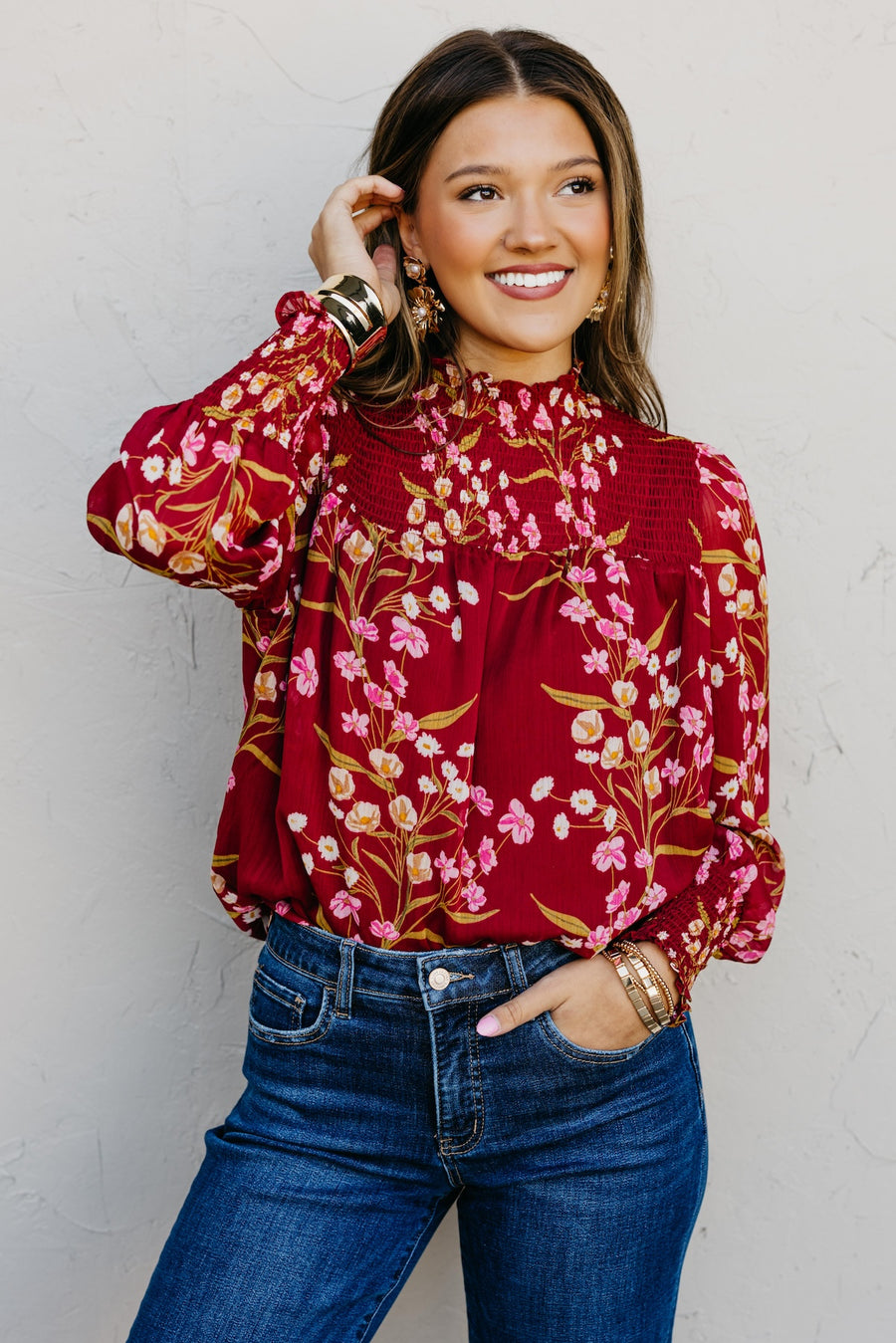 The Ginnie Floral Blouse