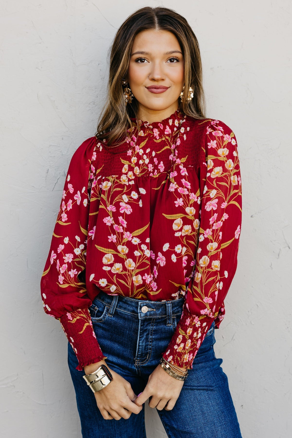 The Ginnie Floral Blouse