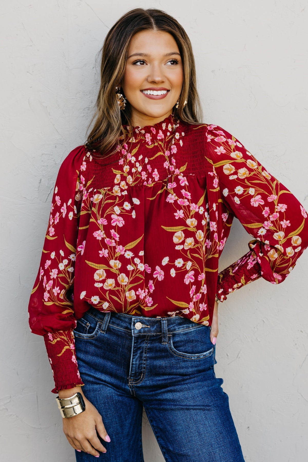 The Ginnie Floral Blouse