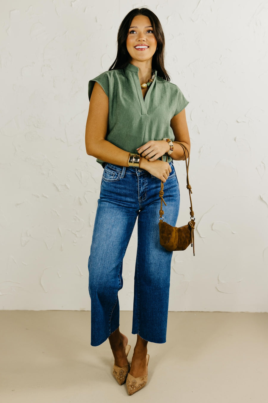 The Mandi Drop Shoulder Blouse