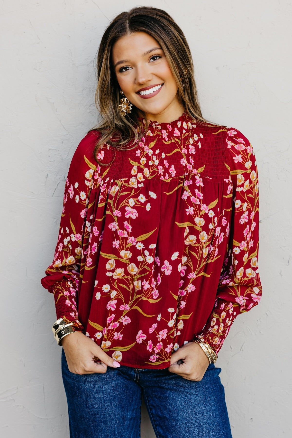 The Ginnie Floral Blouse