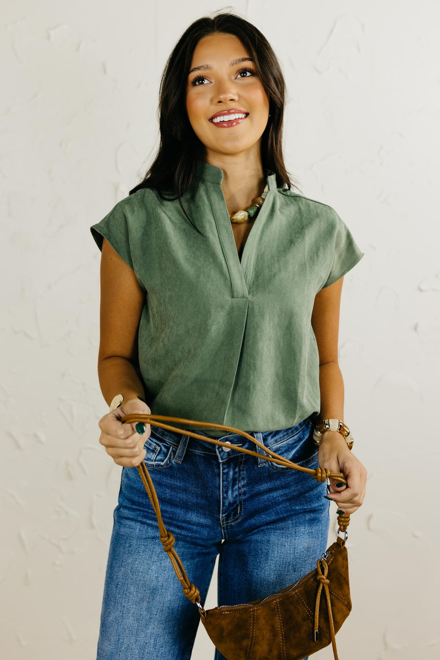 The Mandi Drop Shoulder Blouse