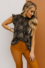 The Linda Smocked Ditsy Floral Top