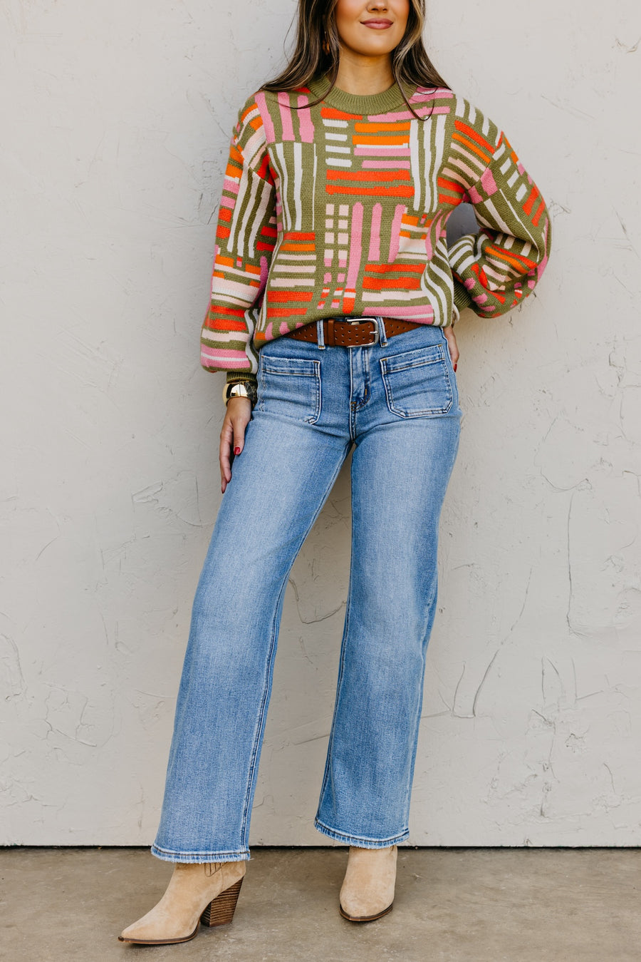 Lovervet by Vervet Denim | The Shana Patch Pocket Wide Leg Denim