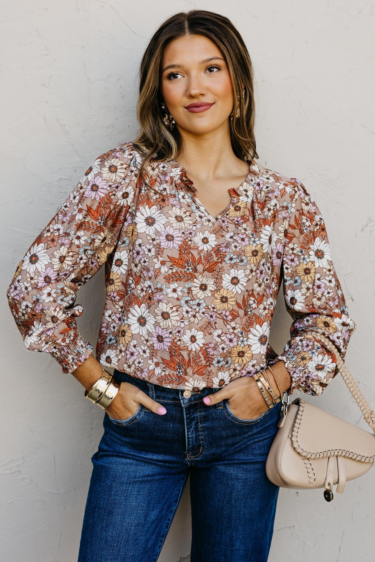 The Wendi Long Sleeve Blouse