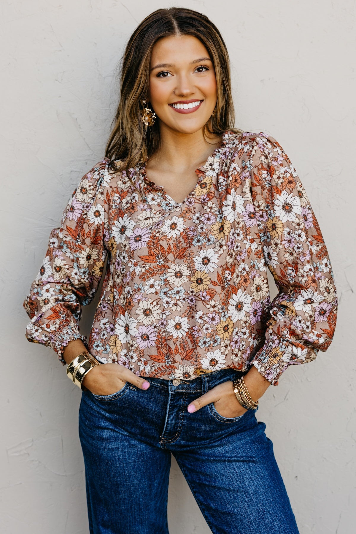 The Wendi Long Sleeve Blouse