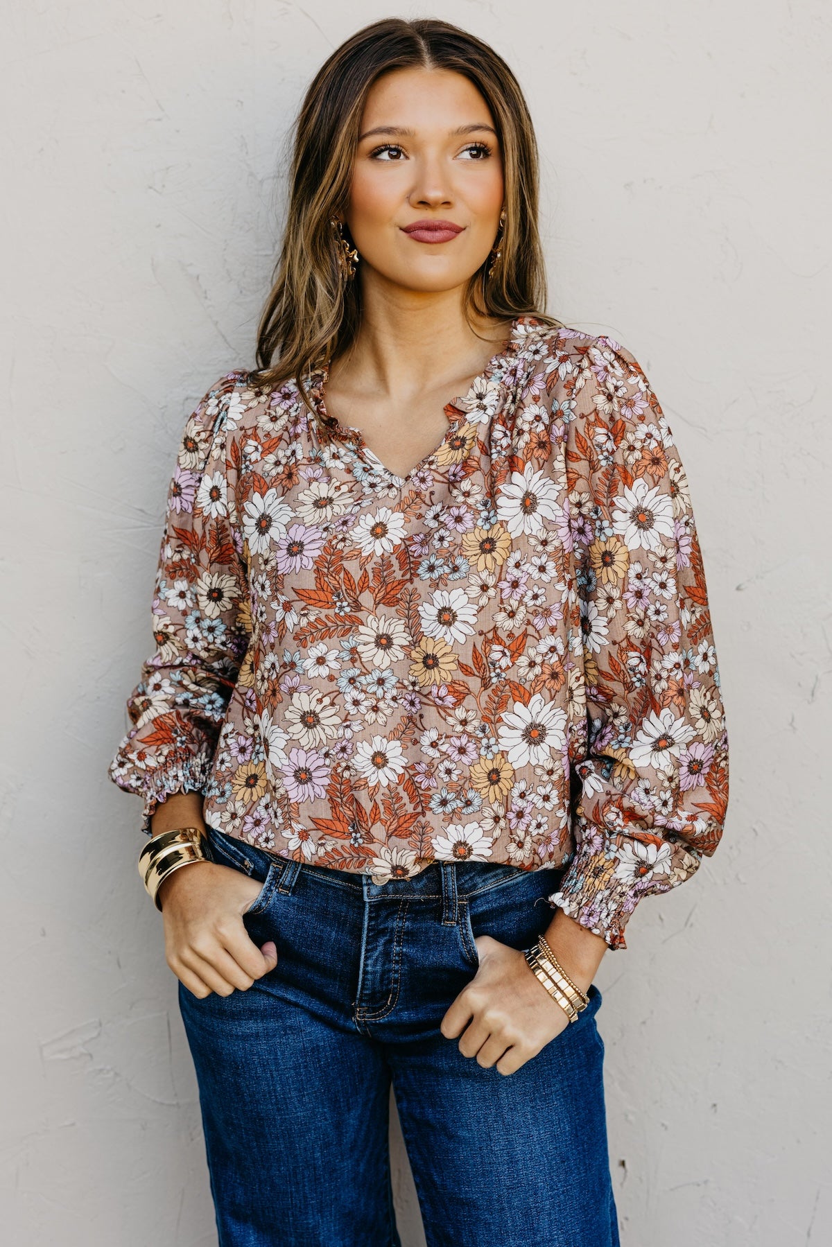 The Wendi Long Sleeve Blouse