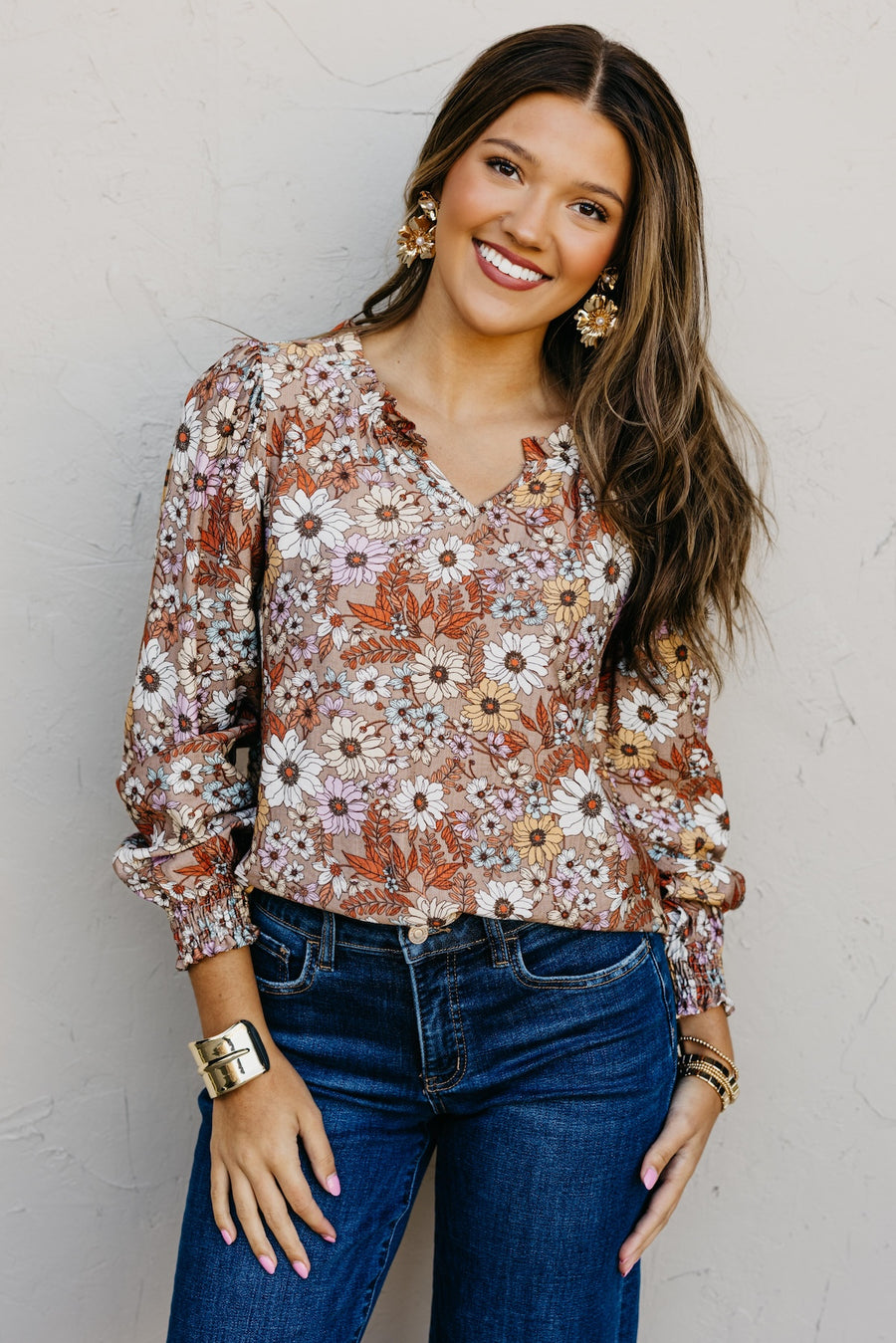 The Wendi Long Sleeve Blouse