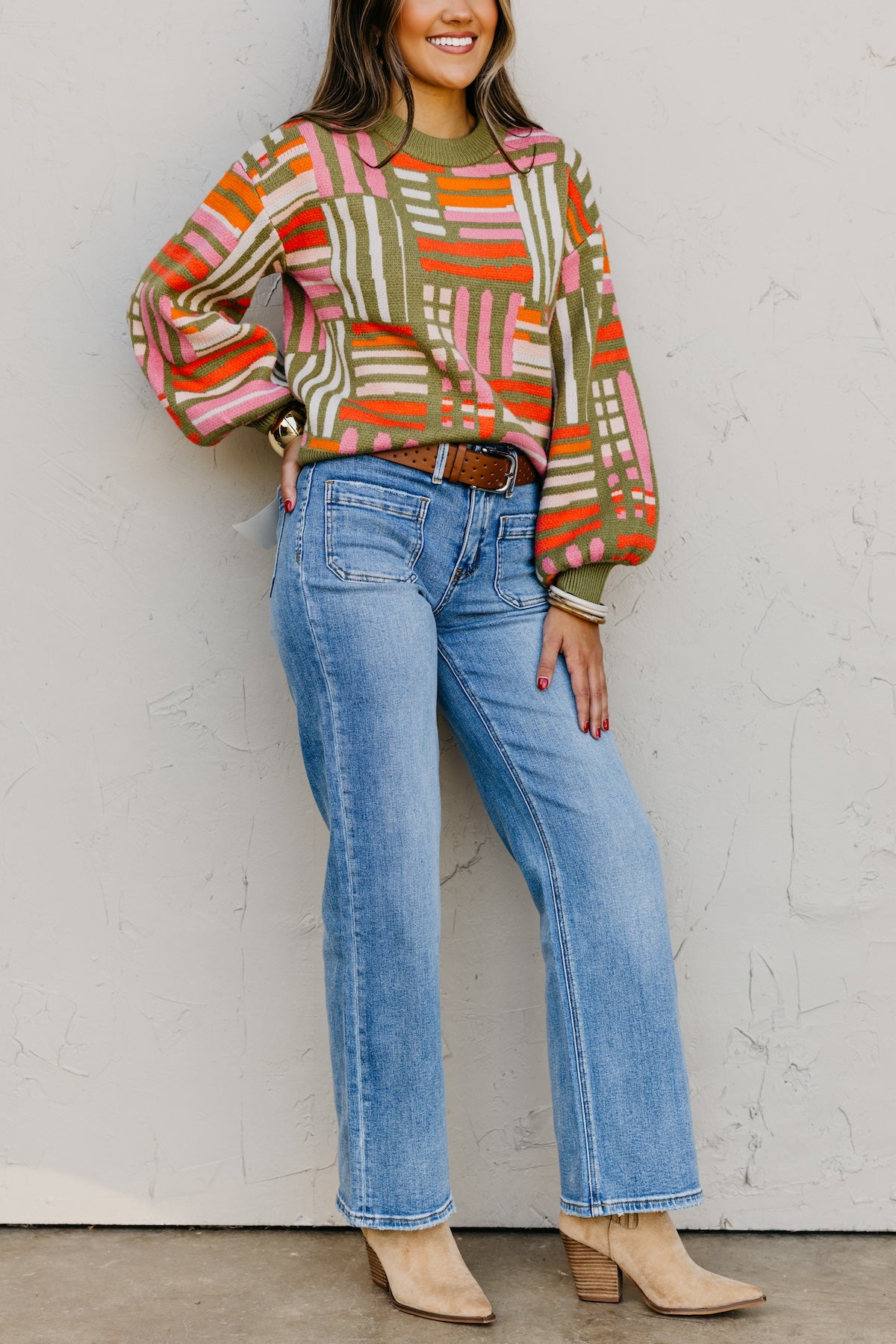 Lovervet by Vervet Denim | The Shana Patch Pocket Wide Leg Denim
