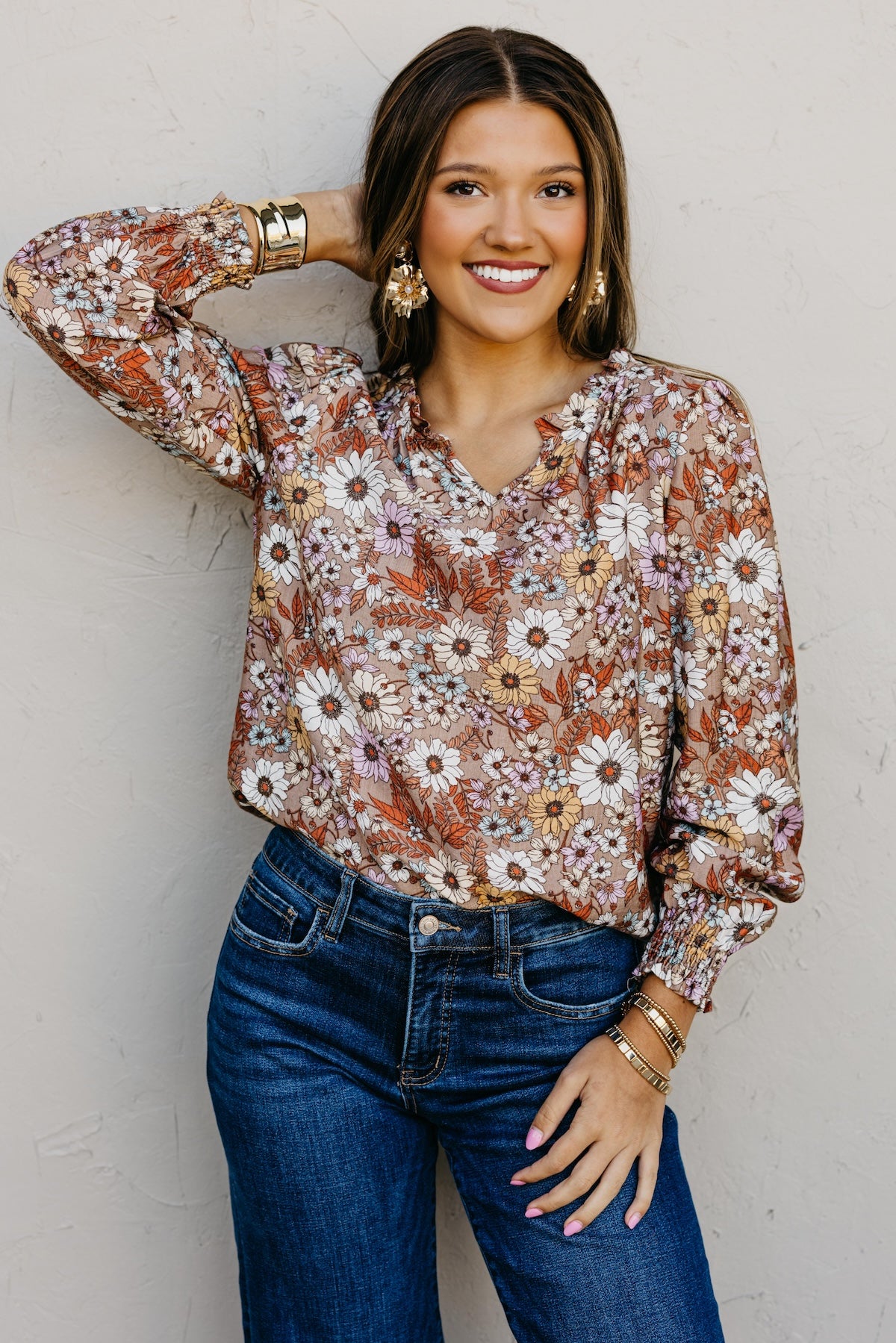 The Wendi Long Sleeve Blouse