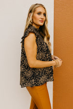 The Linda Smocked Ditsy Floral Top