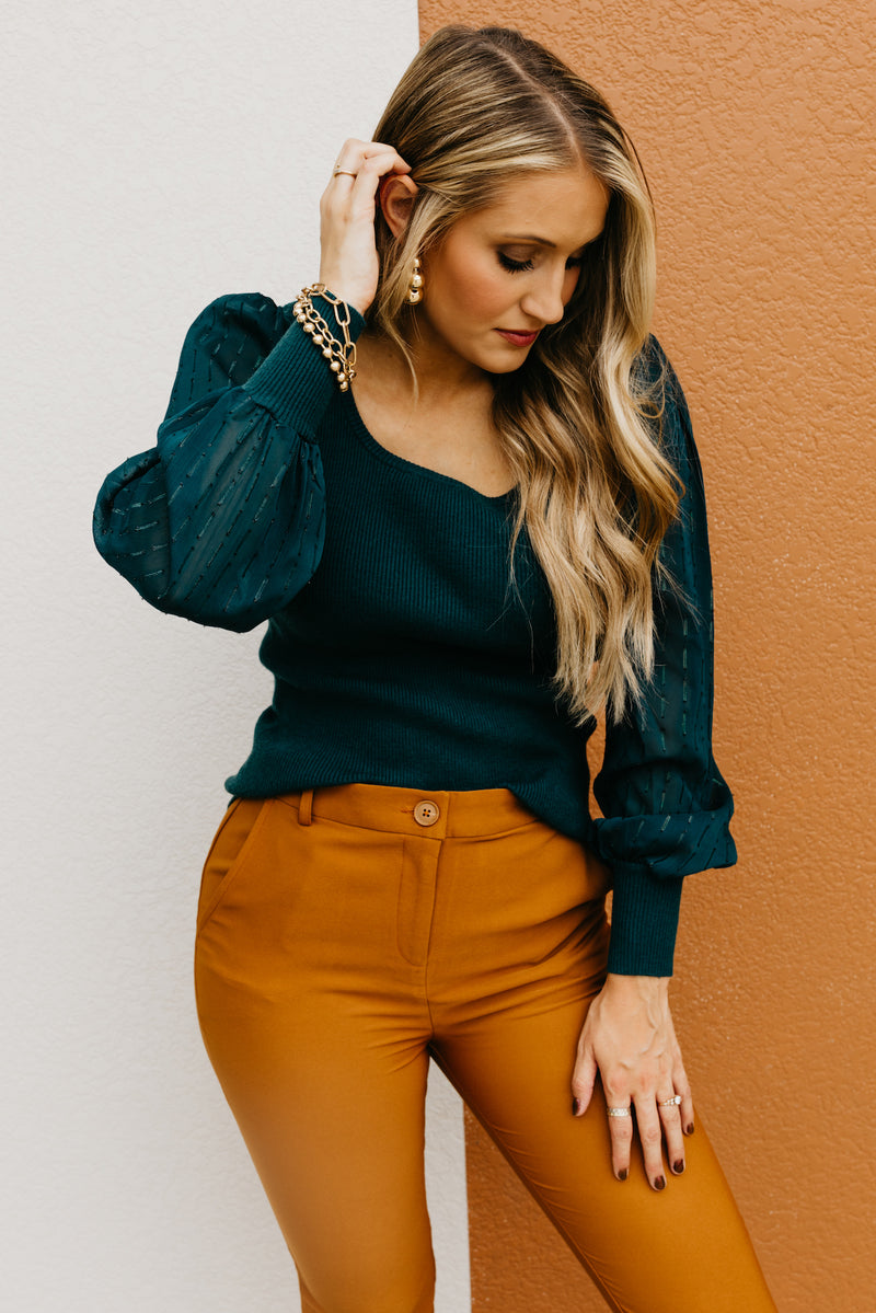 The Bruno Mixed Media Sweater