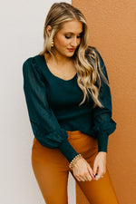 The Bruno Mixed Media Sweater