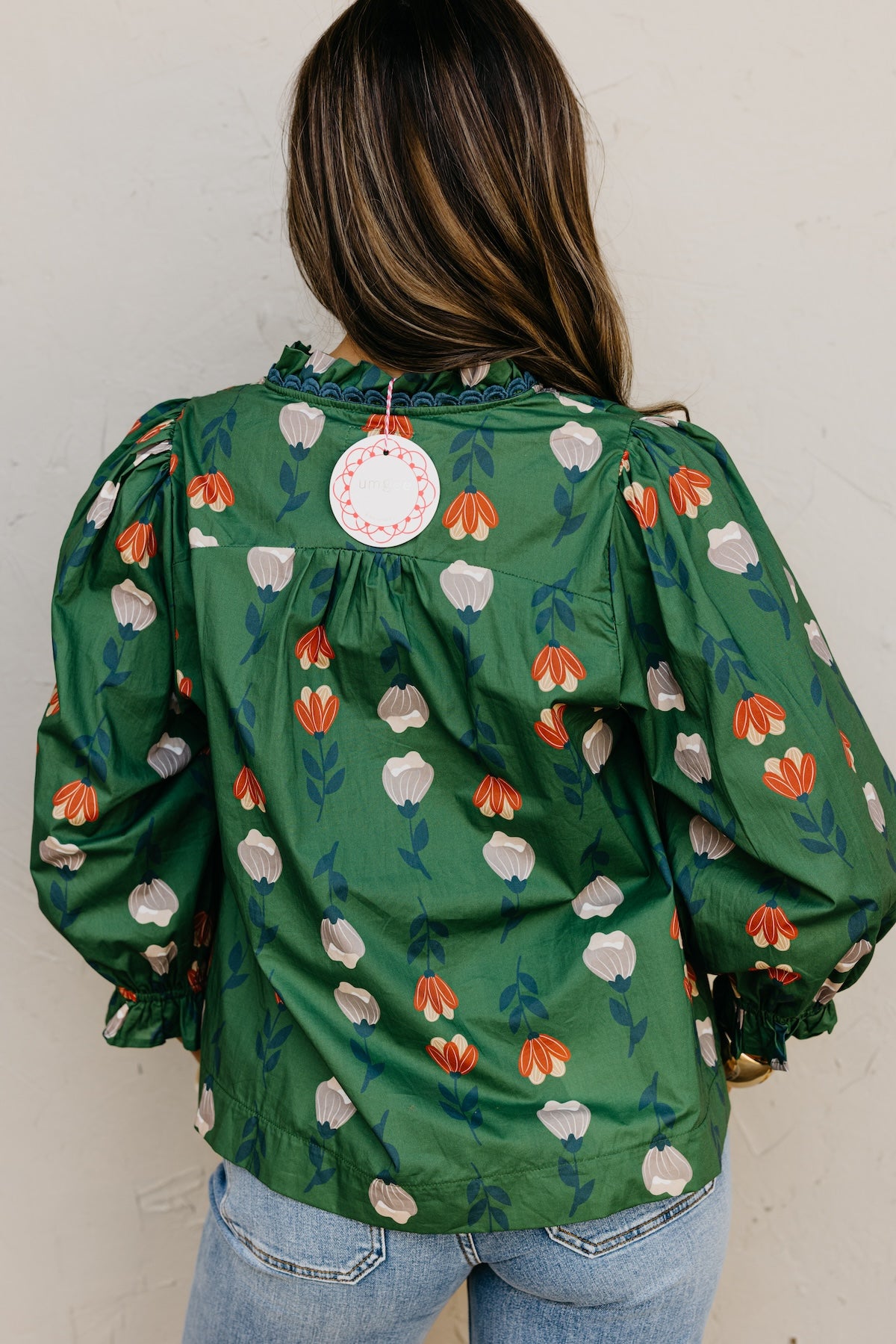 The Sellers Floral Woven Top