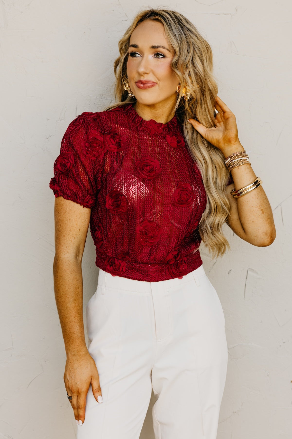 The Jillian Floral Knit Top