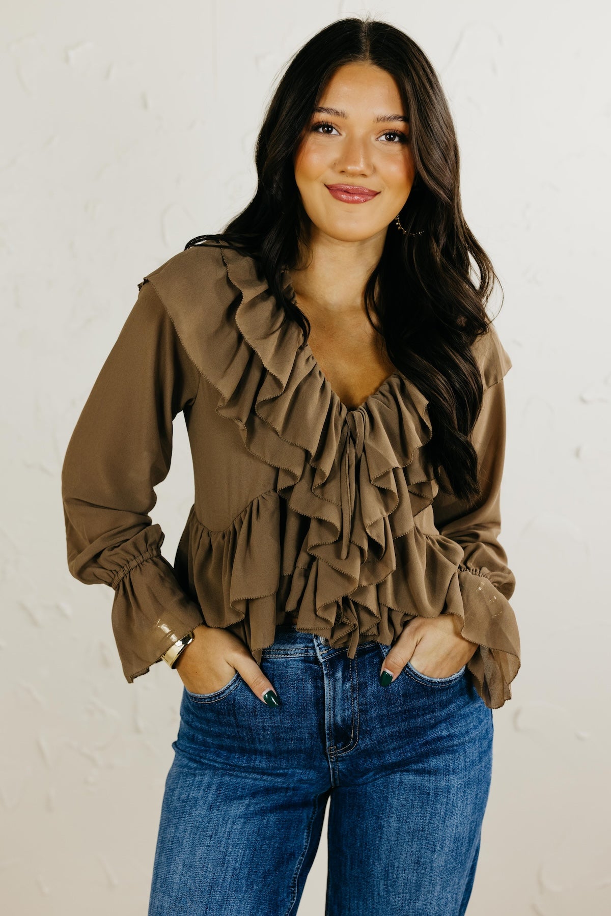 The Mystic Tie-Front Blouse