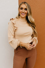 The Kellen Ribbed Turtleneck Top
