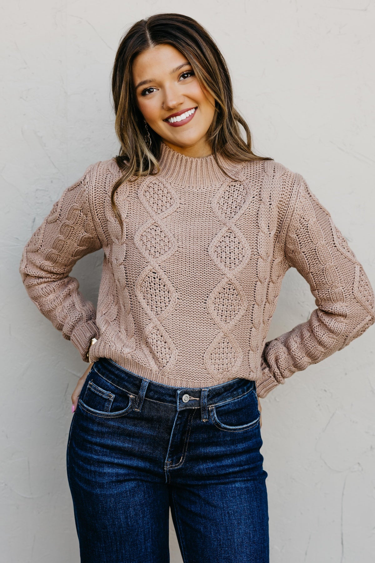 The Zanna Cable Knit Sweater