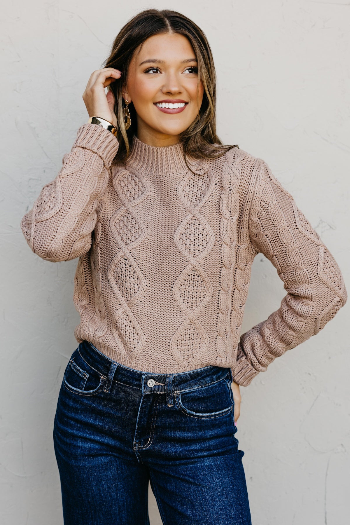 The Zanna Cable Knit Sweater