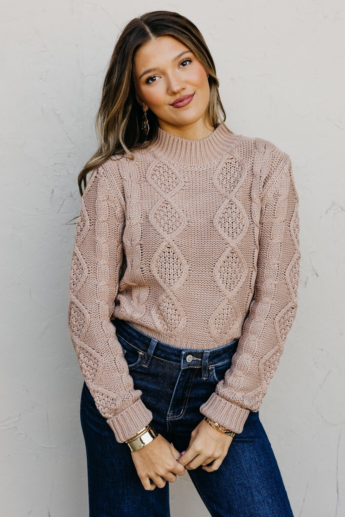 The Zanna Cable Knit Sweater