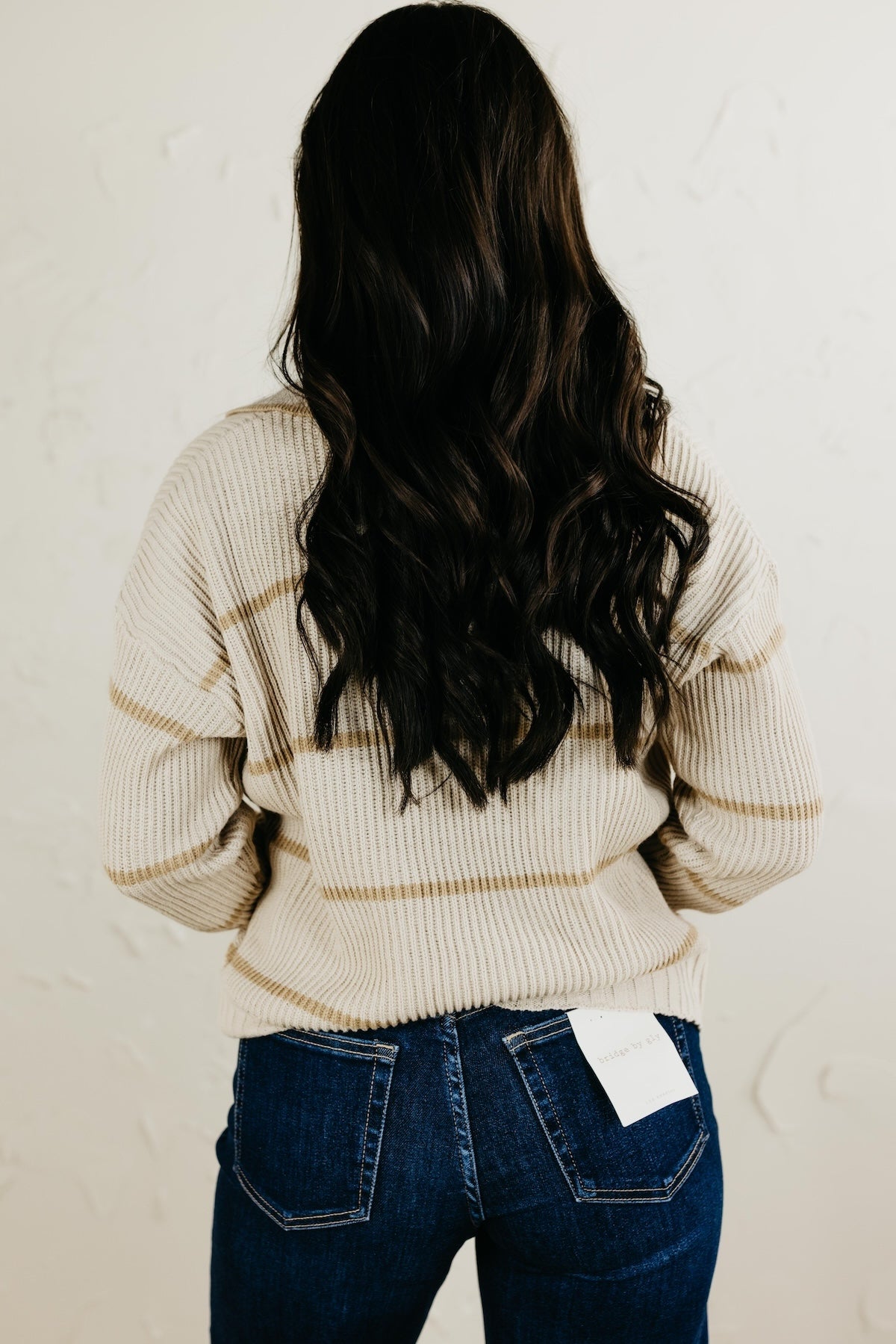 The Peony Collared Stripe Sweater